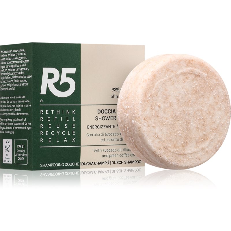 R5 Energizing tuhý šampon na tělo a vlasy 70 g