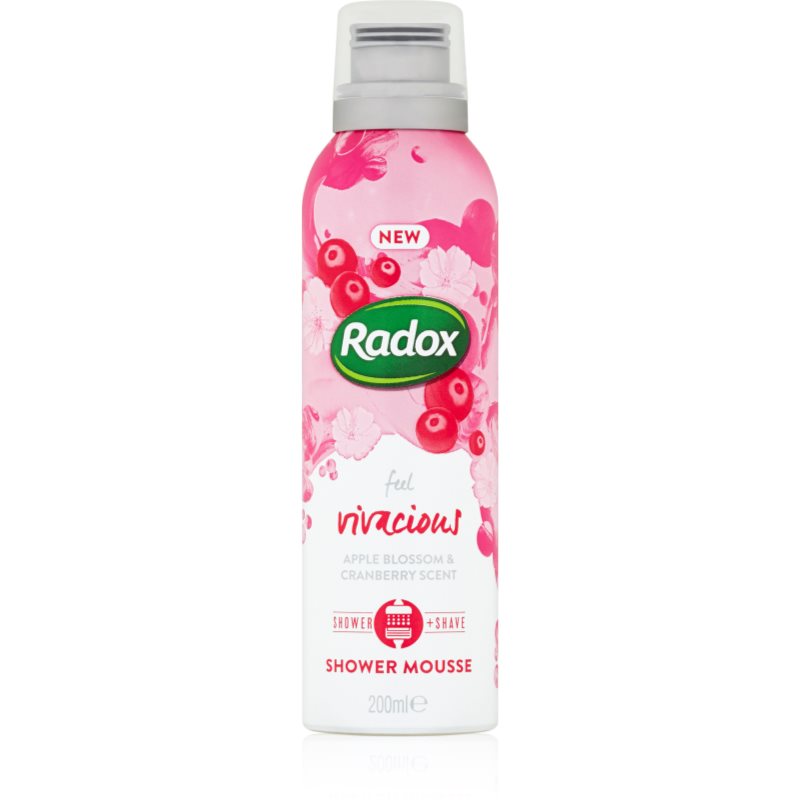 

Radox Feel Vivacious пінка-догляд для душу Apple Blossom & Cranberry Scent