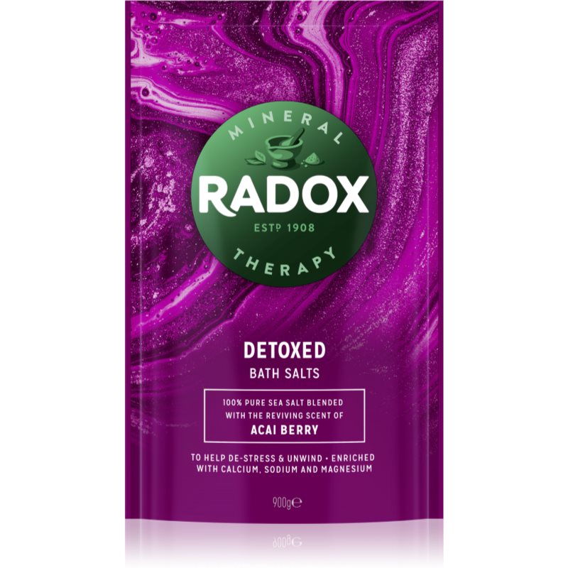Radox Detox soľ do kúpeľa s detoxikačným účinkom 900 g