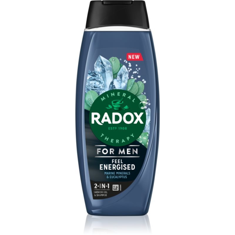 Radox Feel Energised sprchový gel pro muže 2 v 1 450 ml