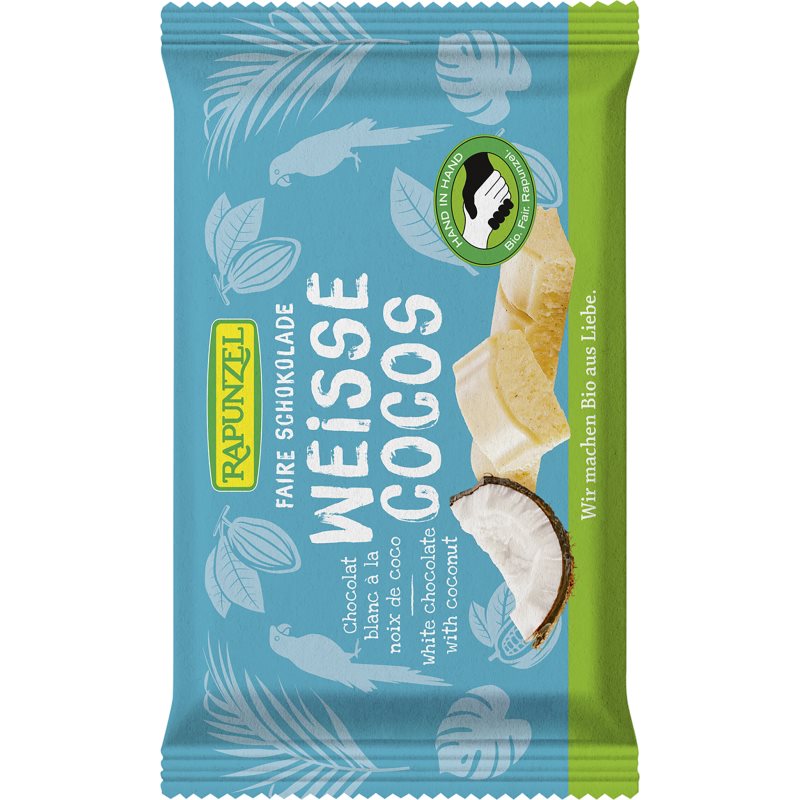 Rapunzel Weisse Cocos BIO biela čokoláda s kokosom 100 g