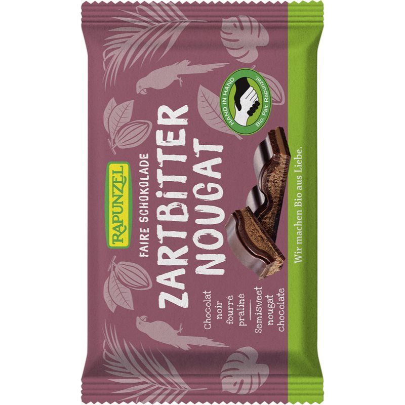 Rapunzel Horká čokoláda s nugátom BIO horká čokoláda 100 g