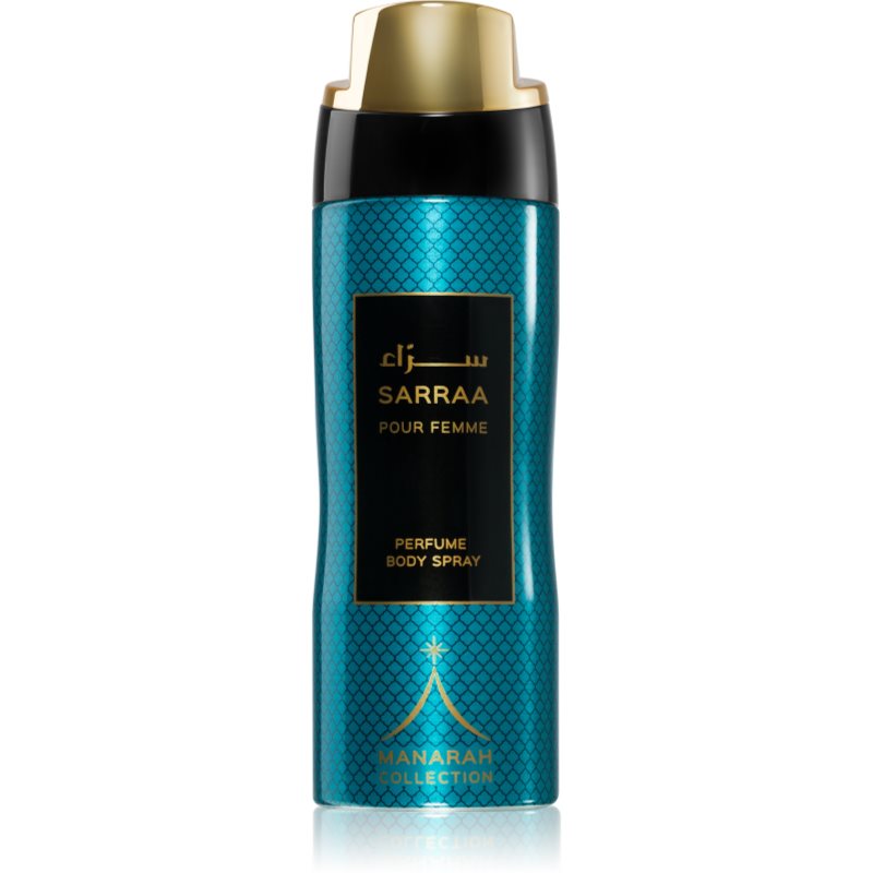Rasasi Manarah Collection Sarraa parfümözött spray a testre hölgyeknek 200 ml