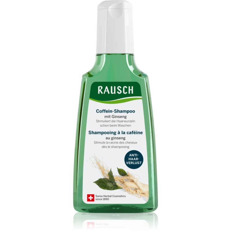 Rausch Caffeine Shampoo With Ginseng caffeine shampoo for hair growth and strengthening from the roots 200 ml