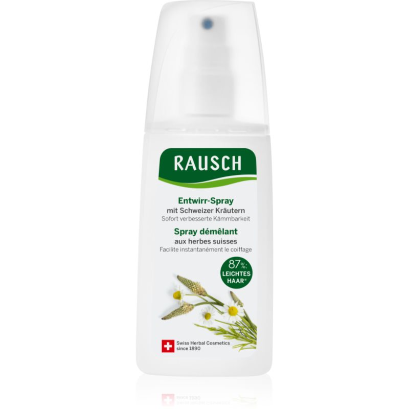 Rausch Detangling Spray Conditioner With Swiss Herbs spray for easy detangling 100 ml