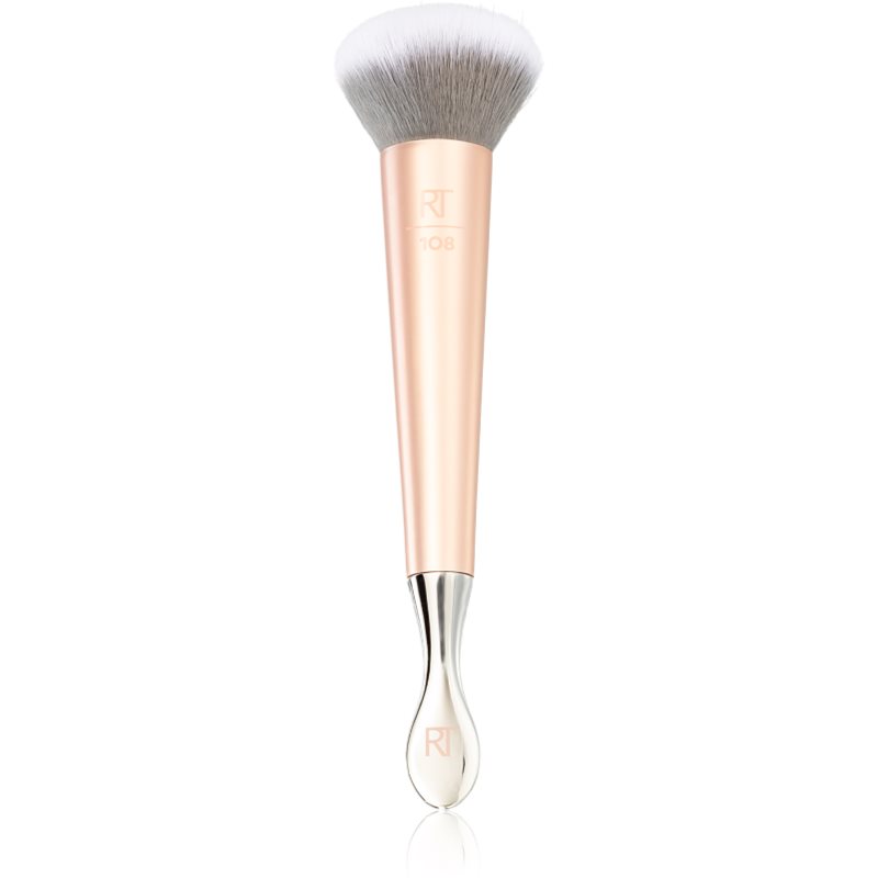 Real Techniques Skincare Primer Stippling Brush For Foundation And Primer Application With Spoon 1 Pc