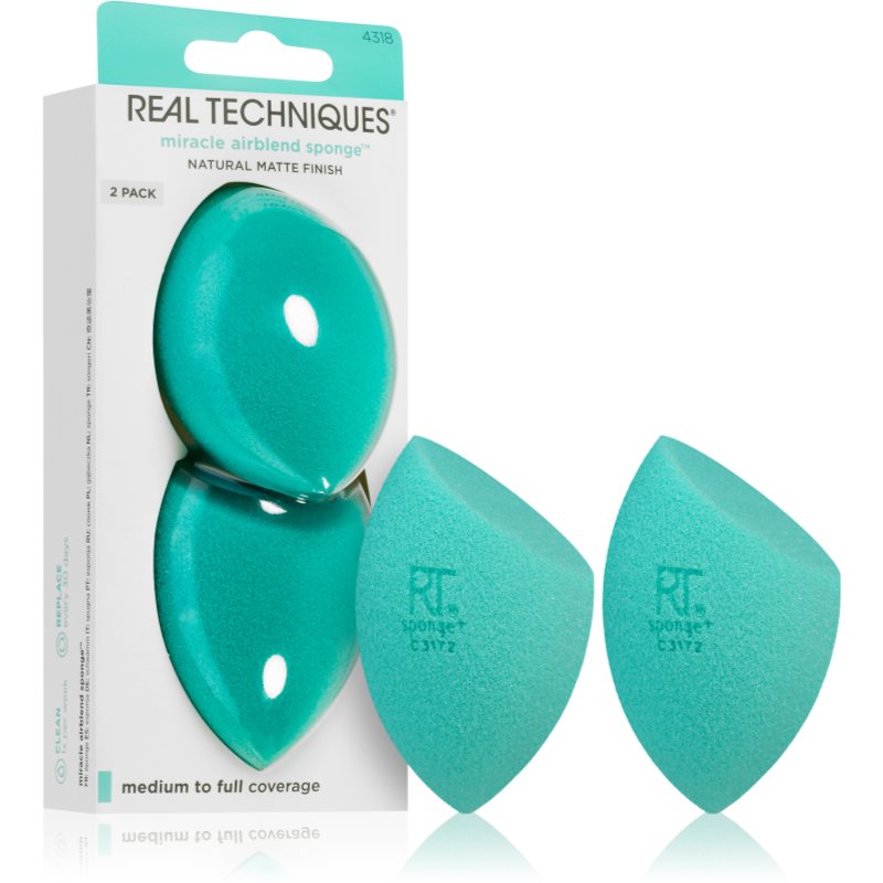 Real Techniques Miracle Airblend Sponge 2 ks aplikátor pre ženy