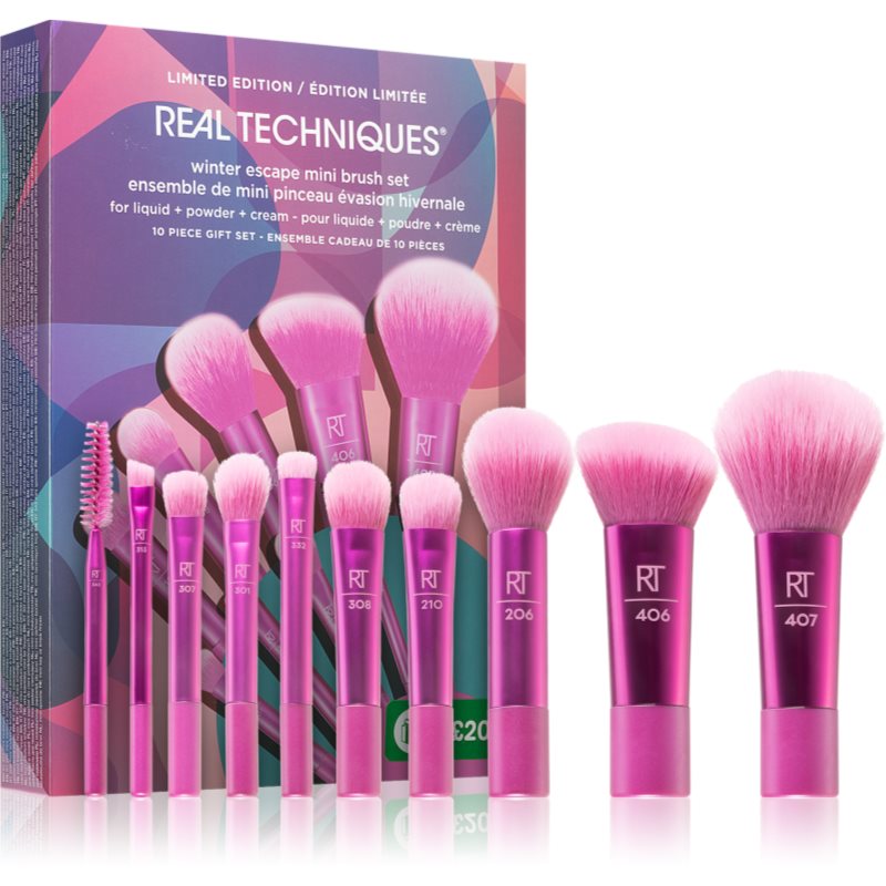 

Real Techniques Limited Edition Winter Escape набір міні пензликів