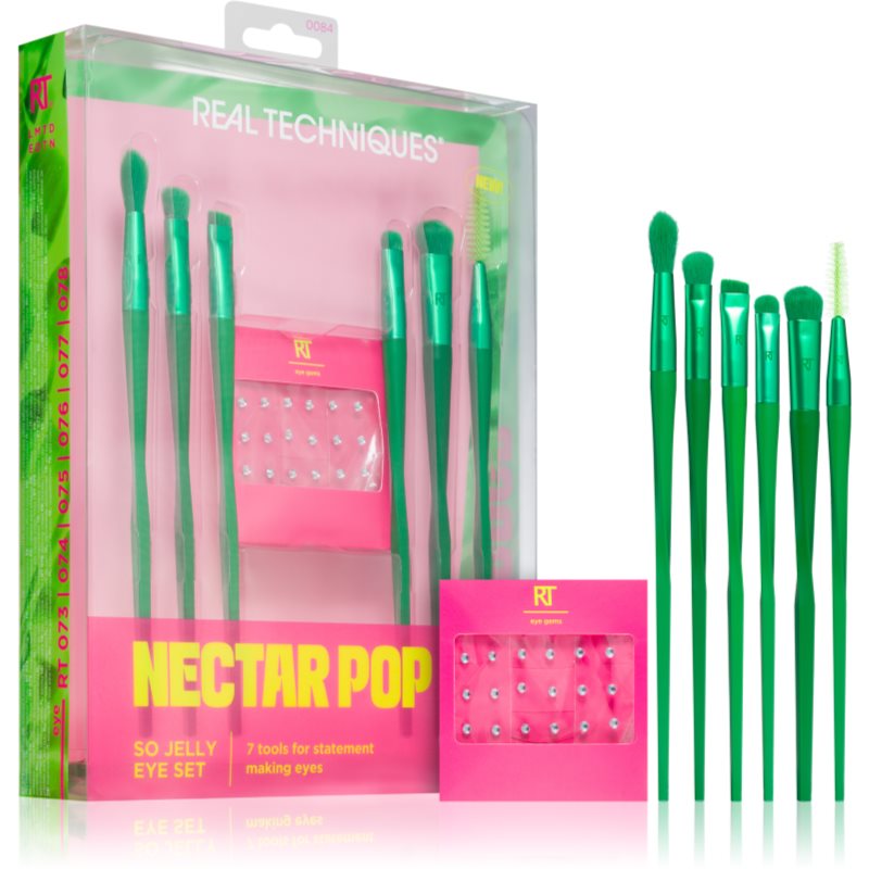 Real Techniques Nectar Pop set čopičev (za oči in obrvi)