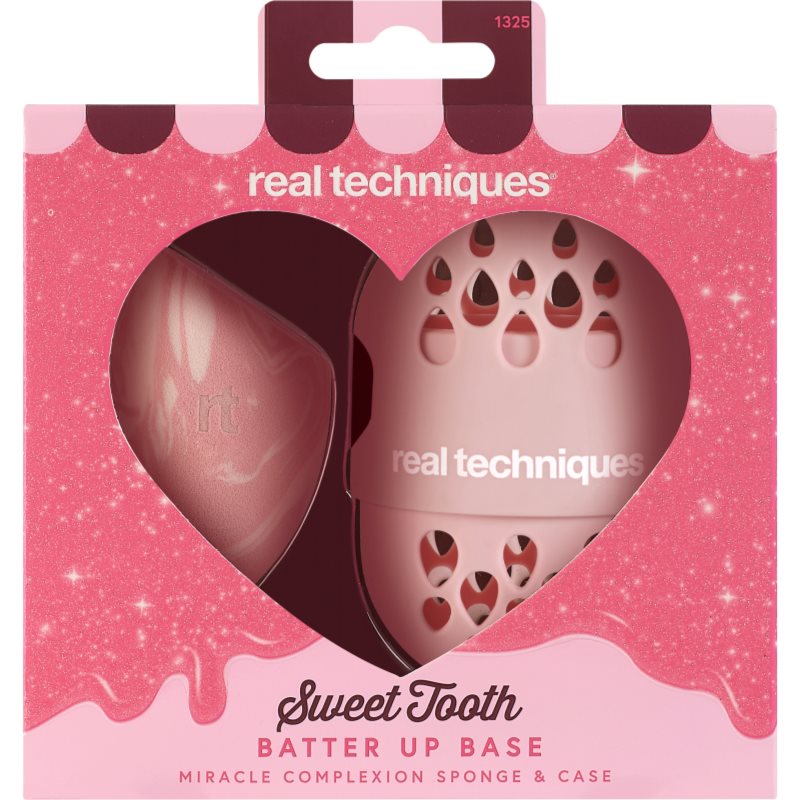 Real Techniques Sweet Tooth Better Up Base gobica za tekoči puder   embalaža 2 kos