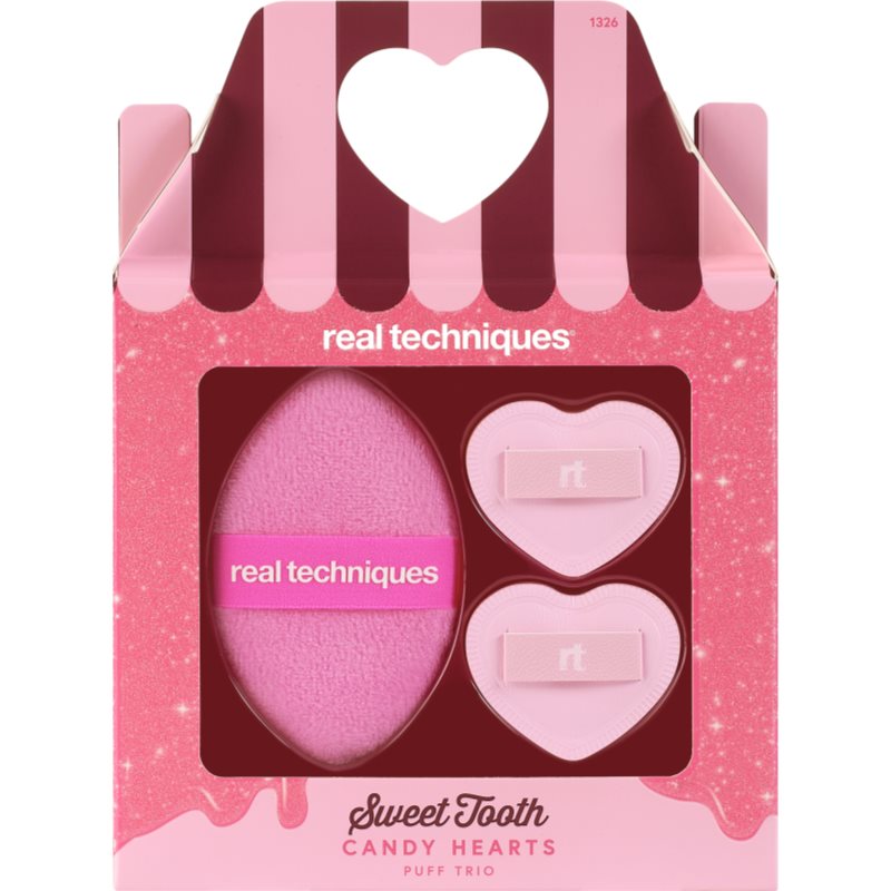 Real Techniques Sweet Tooth Candy Hearts set gobic za tekoči puder