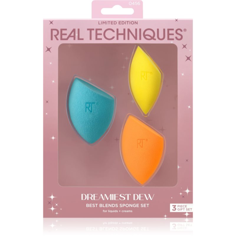 Real Techniques Dreamiest Dew Best Blends Sponge Set uppsättning med sminkapplikatorer 3 st. female