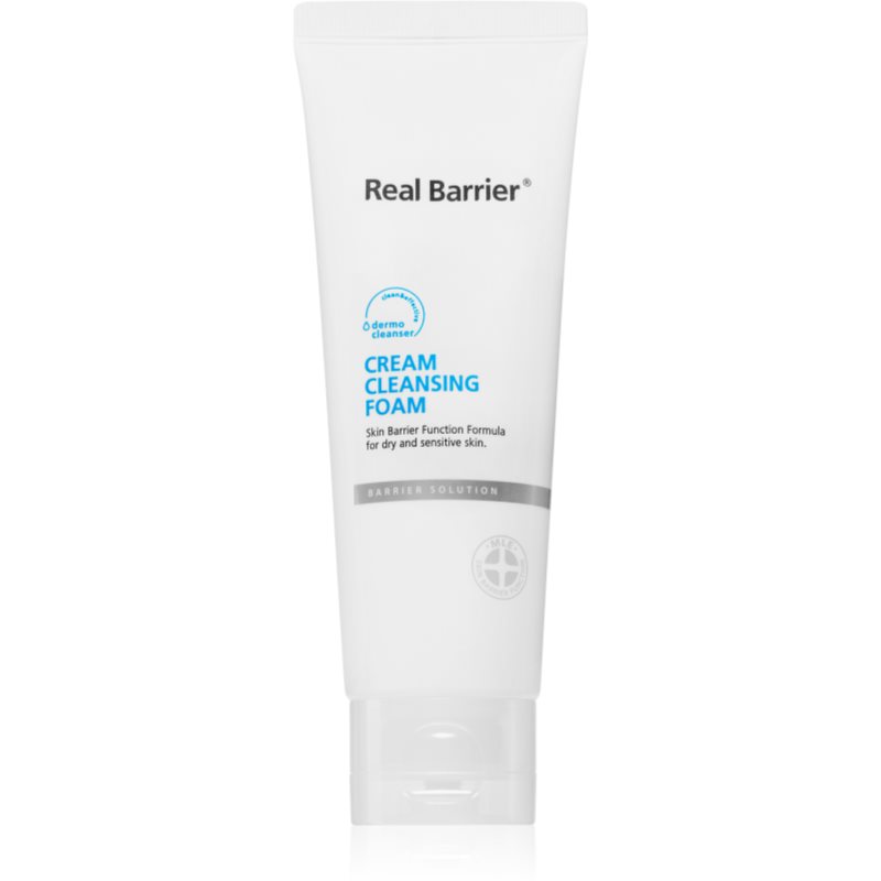 Real Barrier Barrier Solution Cleansing кремова очищаюча пінка для чутливої сухої шкіри 120 мл