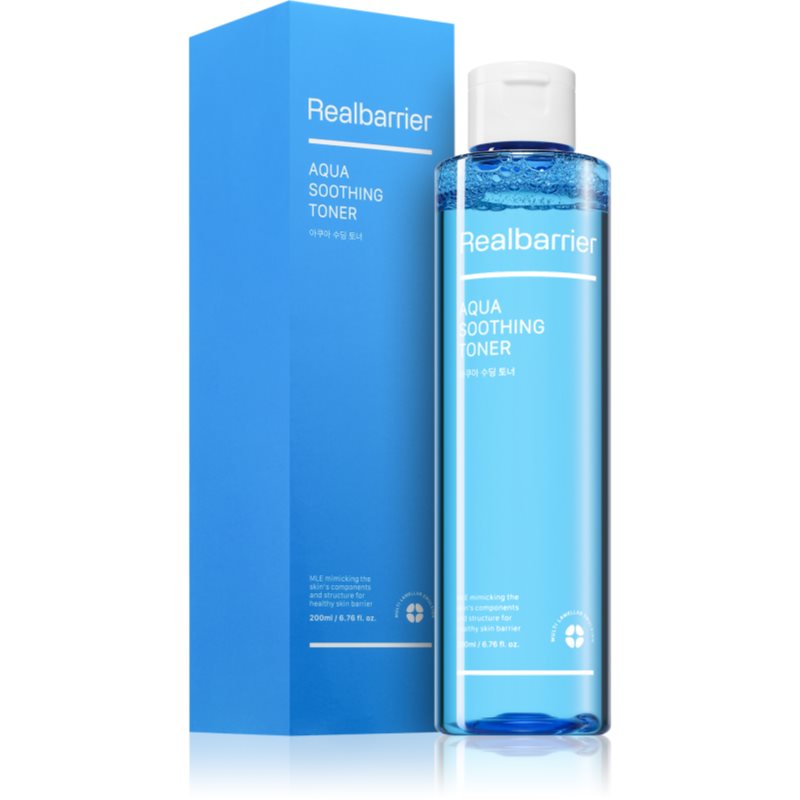 Real Barrier Aqua Soothing Lotion Tonique Hydratante Pour Apaiser La Peau 200 Ml