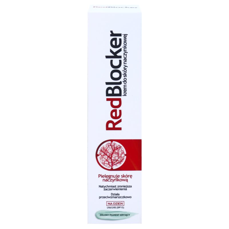 RedBlocker RedBlocker Day Cream SPF 15 Cream For Skin Redness And Spider Veins 50 Ml