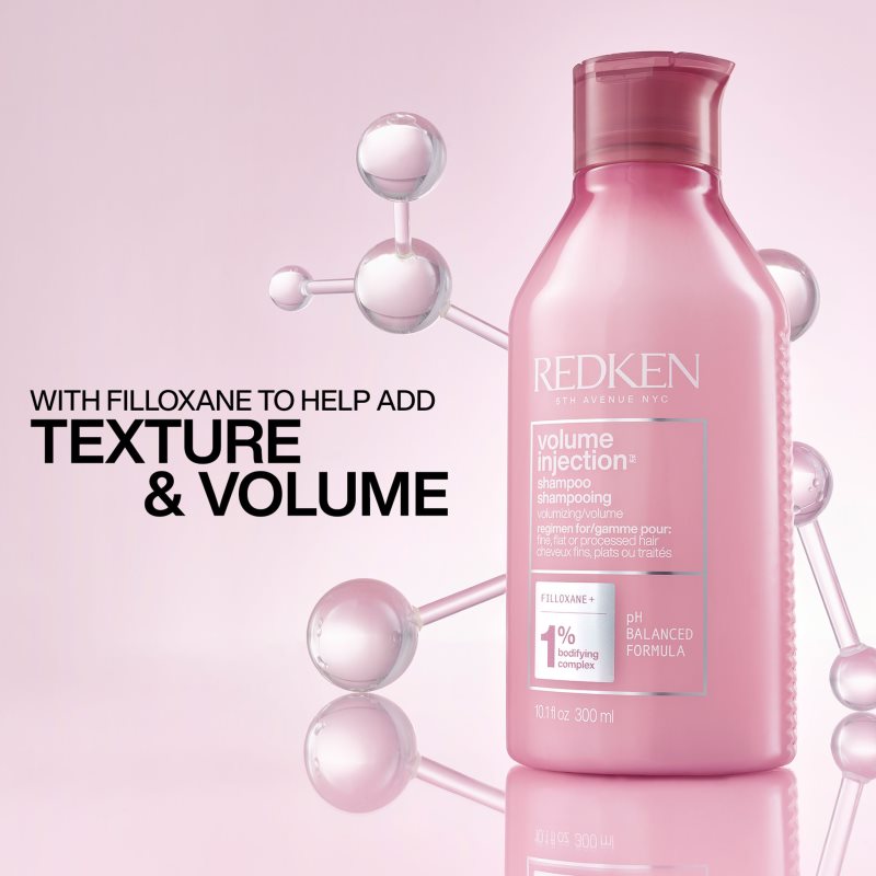 Redken Volume Injection volume shampoo for fine hair 300 ml