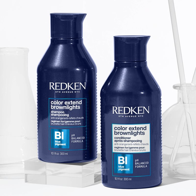 Redken Color Extend Brownlights Toning Conditioner Neutralising Brass Tones 300 Ml