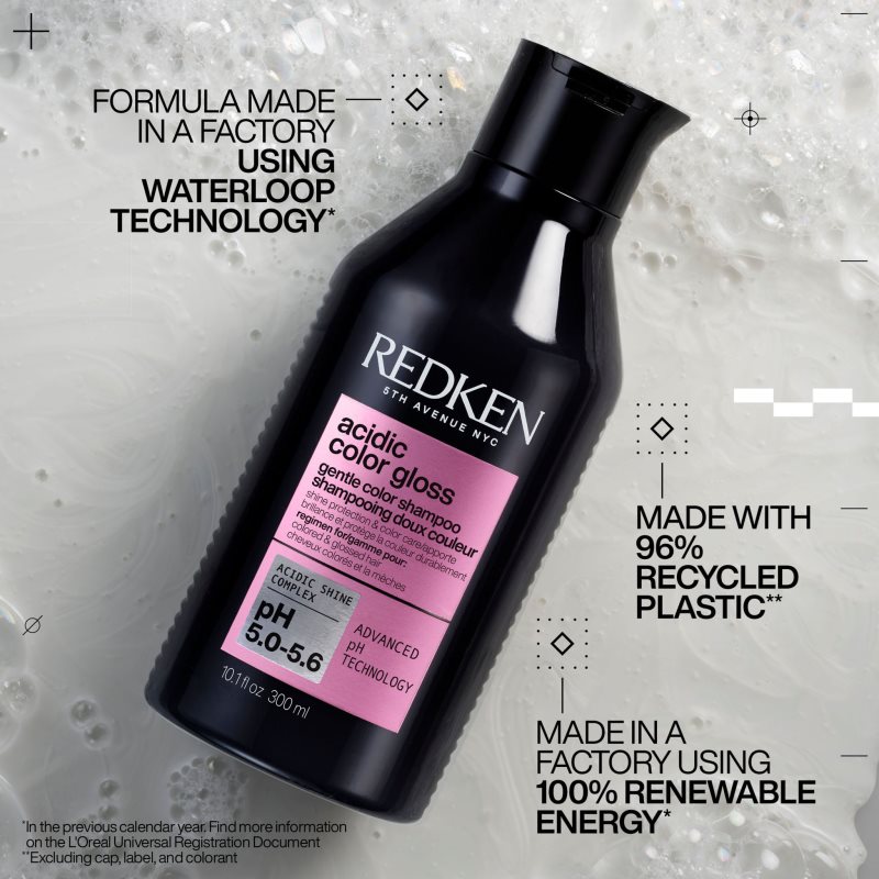 Redken Acidic Color Gloss Shampoing Brillance Pour Cheveux Colorés 300 Ml