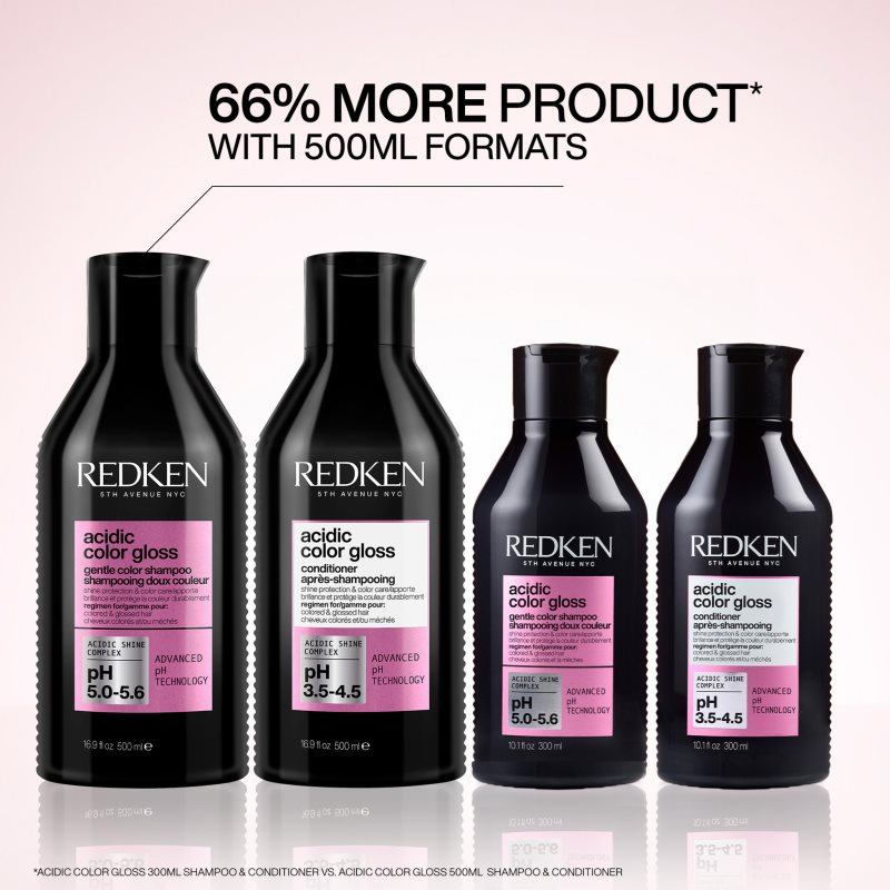 Redken Acidic Color Gloss Shampoing Brillance Pour Cheveux Colorés 300 Ml