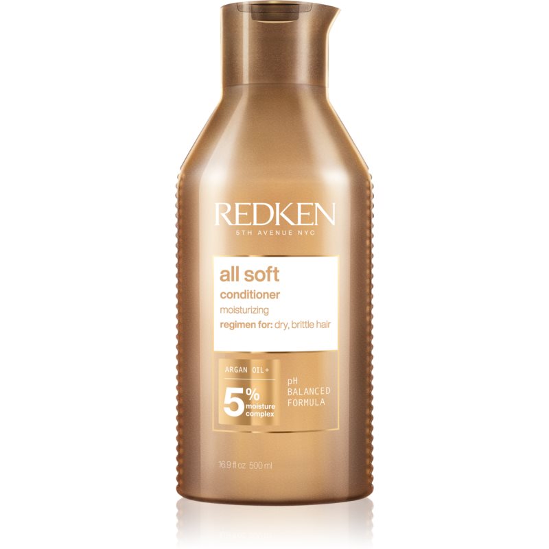 Redken All Soft maitinamasis kondicionierius sausiems ir lūžinėjantiems plaukams 500 ml