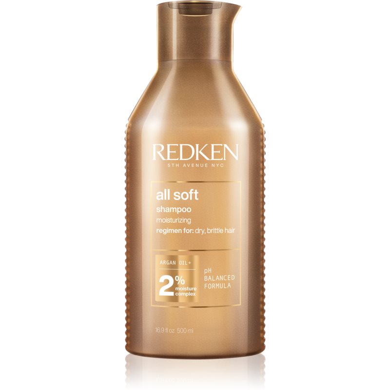Redken All Soft maitinamasis šampūnas sausiems ir lūžinėjantiems plaukams 500 ml