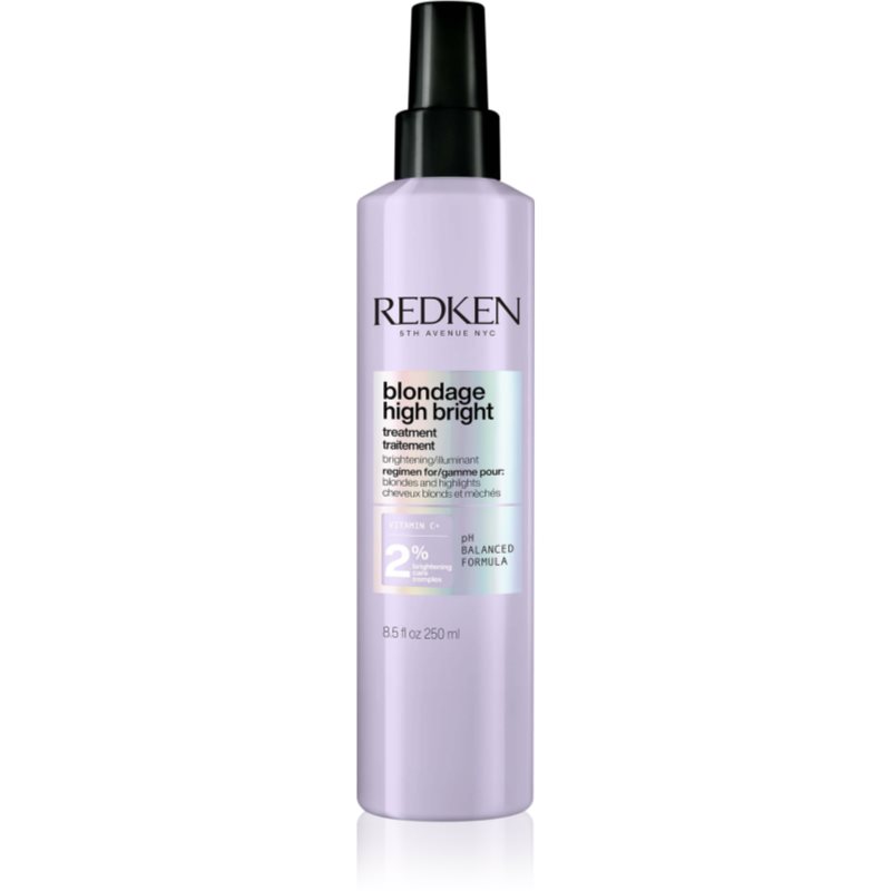 Redken Blondage High Bright Verklärende Pflege für blondiertes Haar oder Strähnchen 250 ml