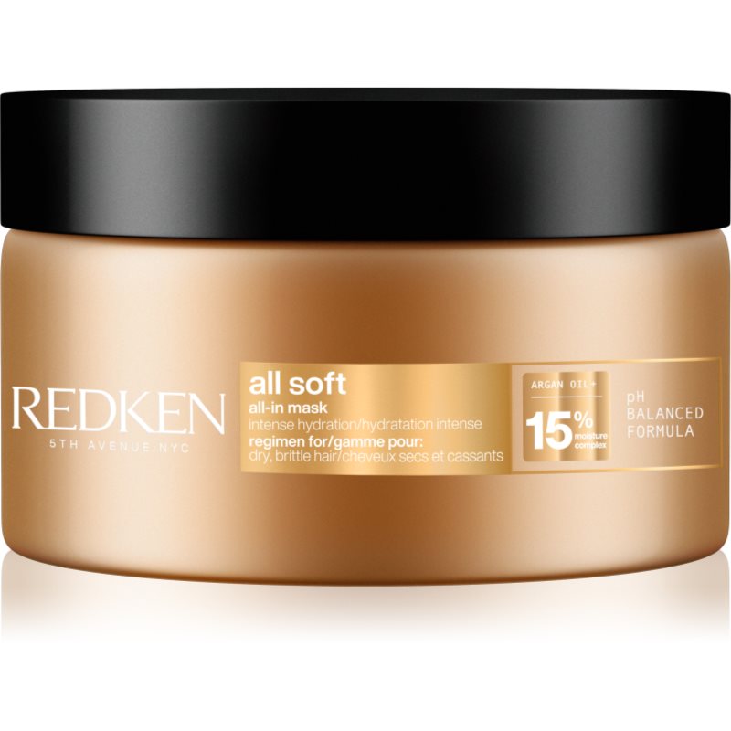 Redken All Soft mascarilla de hidratación profunda para cabello seco 100 ml
