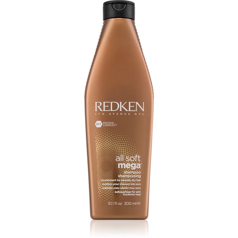 Redken All Soft valomasis ir maitinamasis šampūnas sausiems plaukams 300 ml