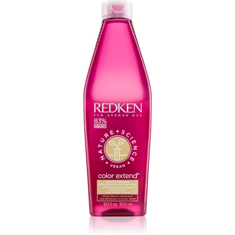 

Redken Nature+Science Color Extend очищуючий шампунь для фарбованого та пошкодженого волосся