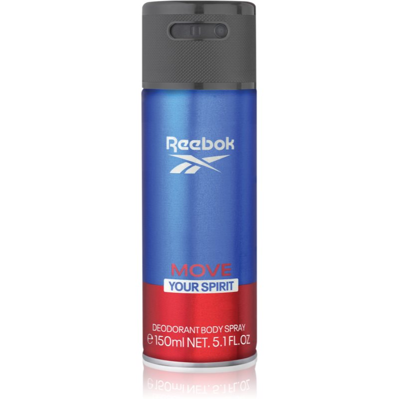 Фото - Дезодорант Reebok Move Your Spirit енергетичний спрей для тіла для чоловіків 150 мл 