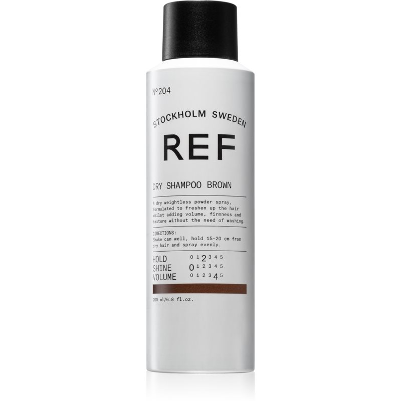 REF Styling suchý šampon pro tmavé vlasy 200 ml