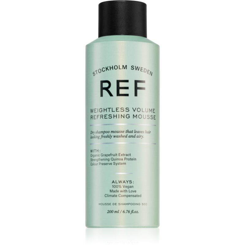 E-shop REF Weightless Volume Refreshing Mousse pěnový suchý šampon pro objem 200 ml