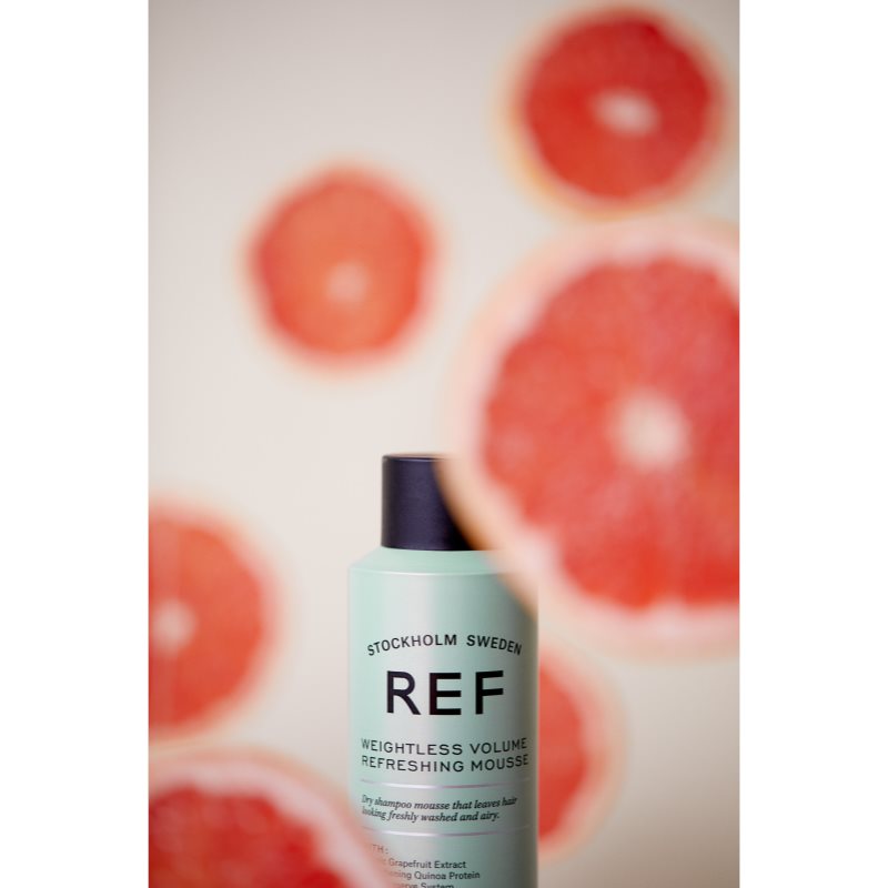 REF Weightless Volume Refreshing Mousse пінний сухий шампунь для об'єму 200 мл