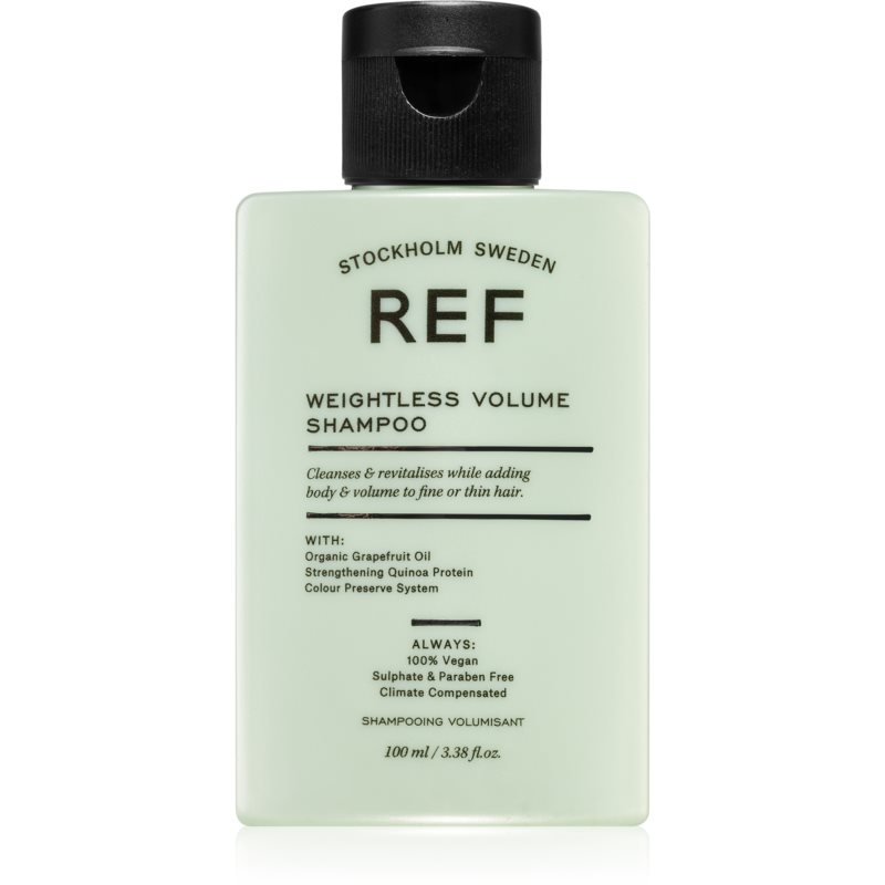 REF Weightless Volume Shampoo šampon za fine in tanke lase za volumen od korenin 100 ml