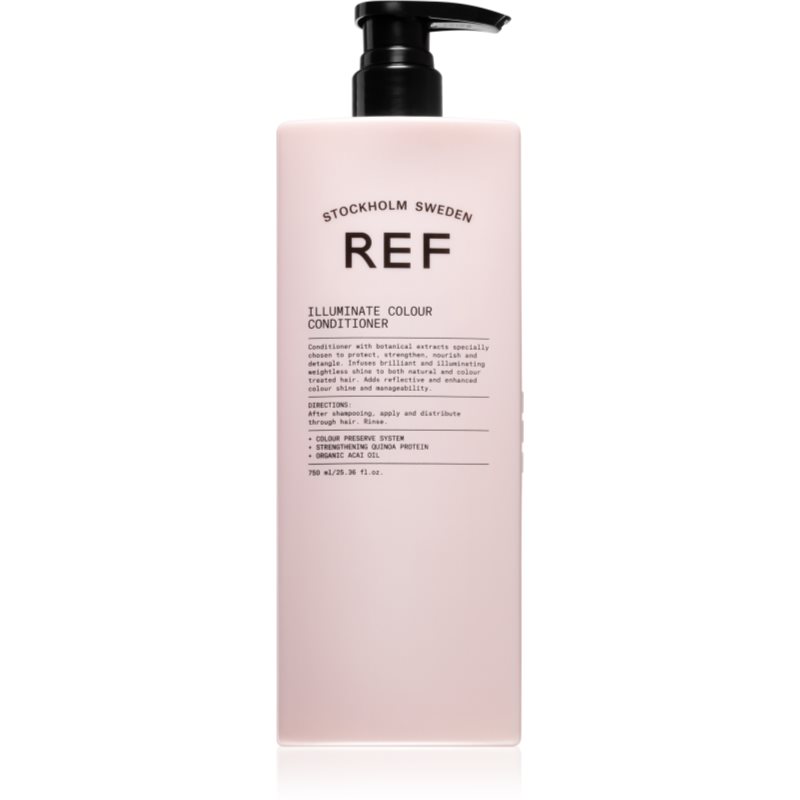 REF Illuminate Colour švytėjimo suteikiantis bronzinio efekto kondicionierius dažytiems plaukams 750 ml