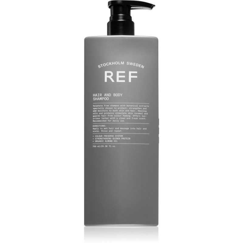 REF Hair & Body šampūnas ir dušo želė „du viename“ 750 ml