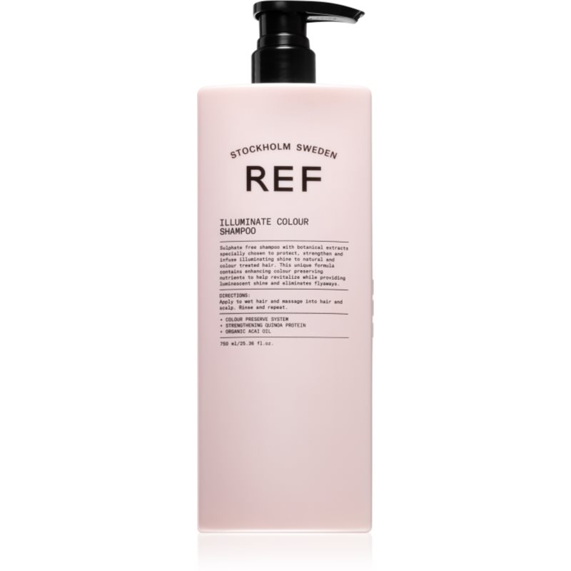 REF Illuminate Colour spindesio suteikiantis šampūnas plaukų blizgesiui ir švelnumui užtikrinti 750 ml