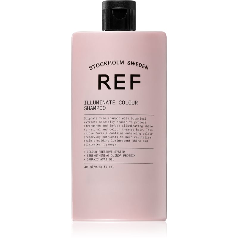REF Illuminate Colour spindesio suteikiantis šampūnas plaukų blizgesiui ir švelnumui užtikrinti 285 ml