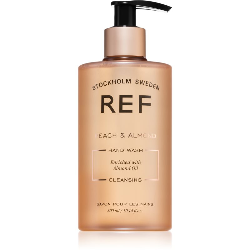 REF Hand Wash luxusné hydratačné mydlo na ruky Peach & Almond 300 ml