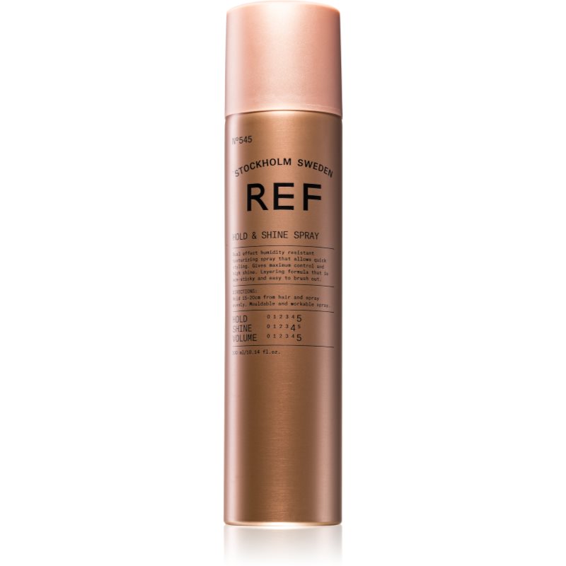 REF Hold & Shine Spray N°545 sprej na vlasy pre fixáciu a tvar 300 ml