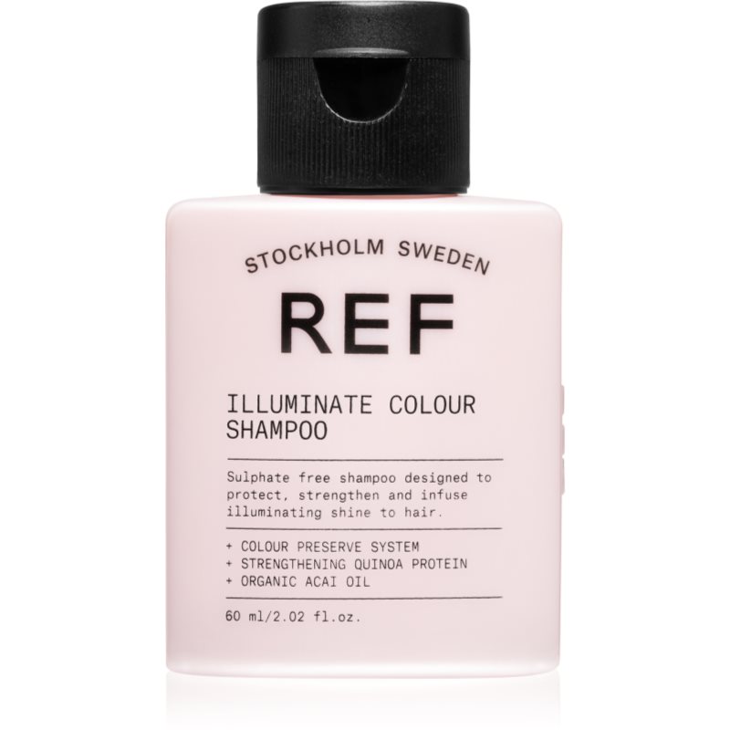 REF Illuminate Colour spindesio suteikiantis šampūnas plaukų blizgesiui ir švelnumui užtikrinti 60 ml