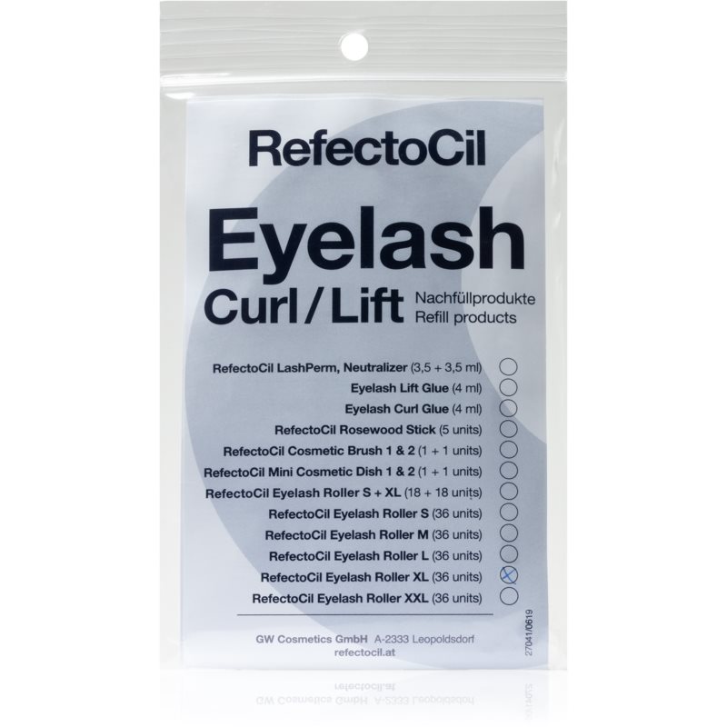 RefectoCil Eyelash Curl natáčky na trvalou na řasy velikost XL 36 ks