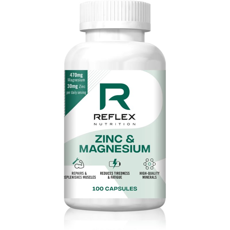 Reflex Nutrition Zinc & Magnesium kapsuly pre správne fungovanie organizmu 100 cps