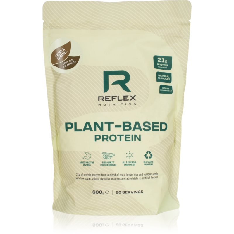 Reflex Nutrition Plant-Based Protein vegánsky proteín príchuť Cacao & Caramel 600 g kúpite na Notino.sk