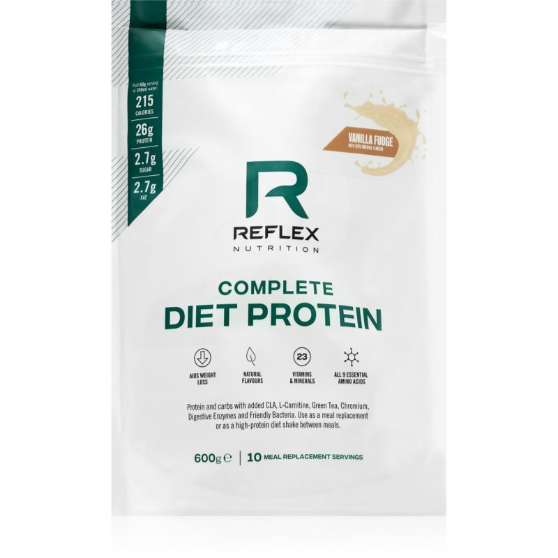 Reflex Nutrition Complete Diet Protein kompletné jedlo príchuť Vanilla Fudge 600 g