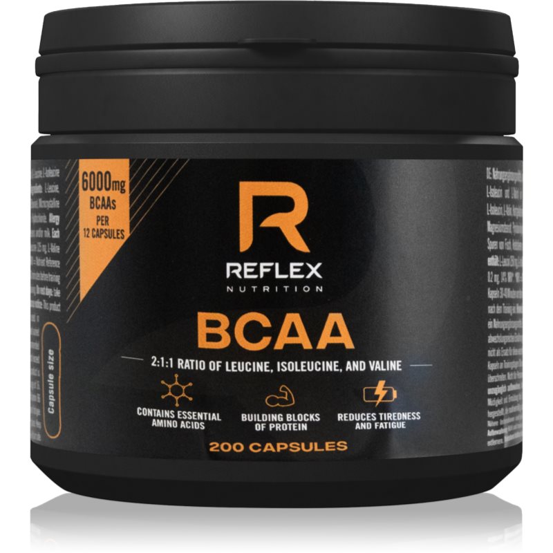 Reflex Nutrition BCAA regenerácia a rast svalov 200 cps