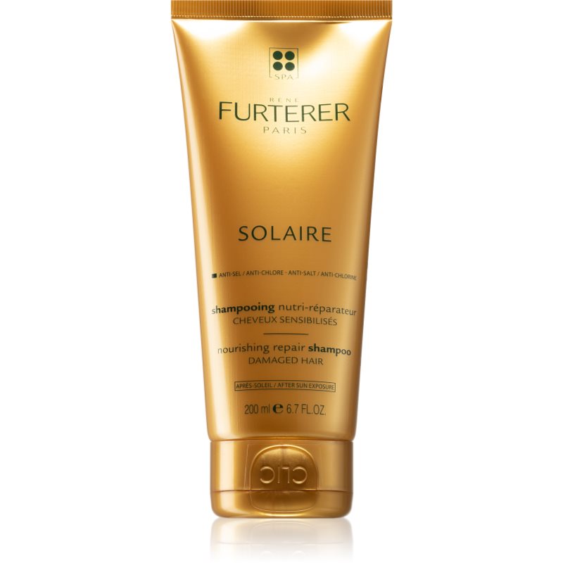 

René Furterer Solaire поживний шампунь для волосся пошкодженого хлором, сонцем та солоною водою