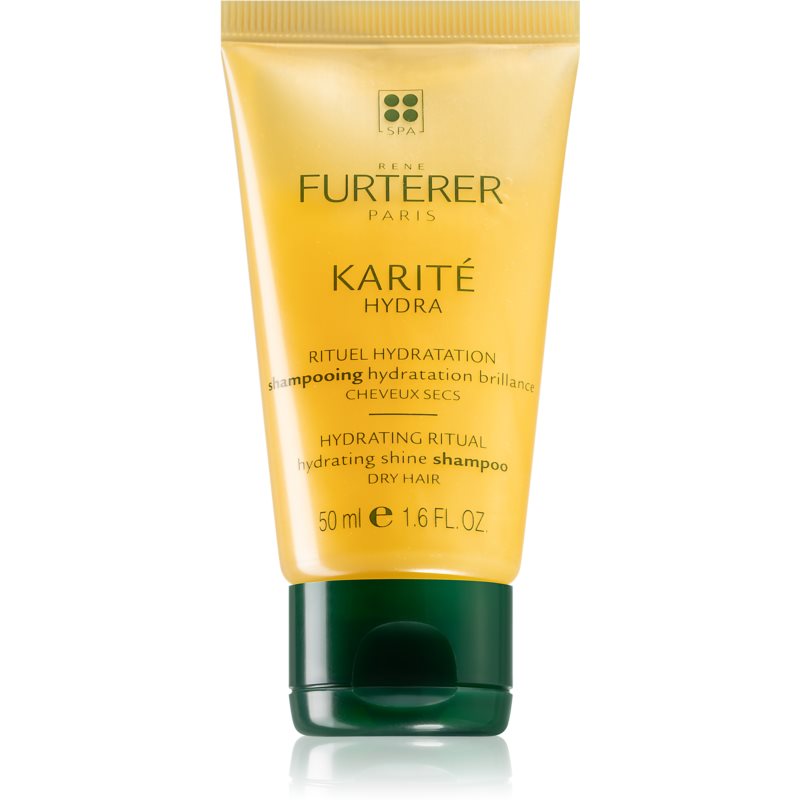 René Furterer Karité Hydra drėkinamasis šampūnas sausų ir lūžinėjančių plaukų blizgesiui 50 ml