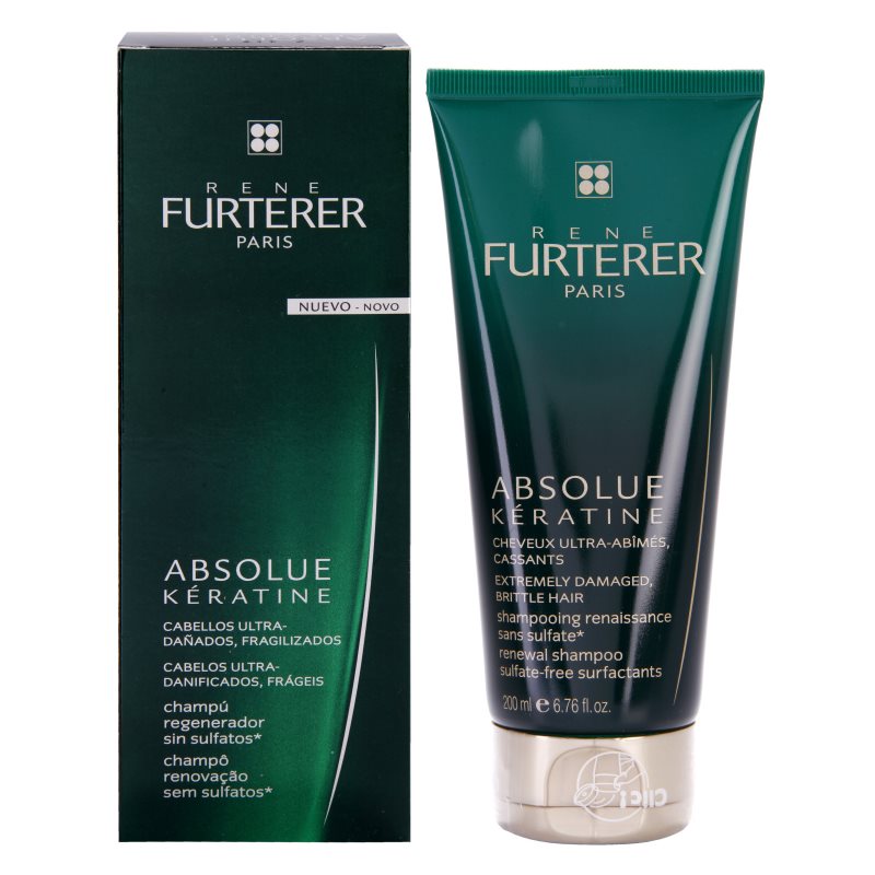 

René Furterer Absolue Kératine відновлюючий шампунь для сильно пошкодженого волосся