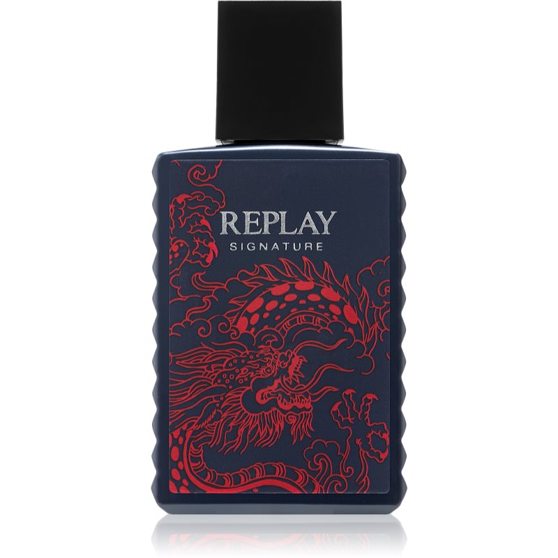 Replay Signature Red Dragon For Man Eau De Toilette For Men 30 Ml